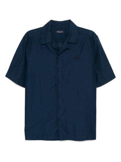 Fred Perry logo-embroidered shirt