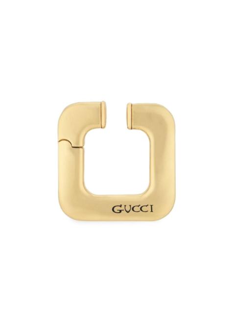 GUCCI logo-engraved earring