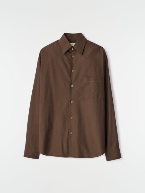Lemaire REGULAR SHIRT IN WASHED COTTON SILK