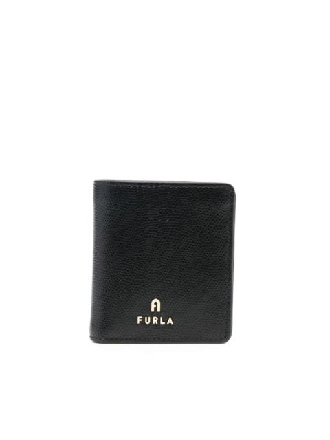 FURLA logo-lettering leather wallet