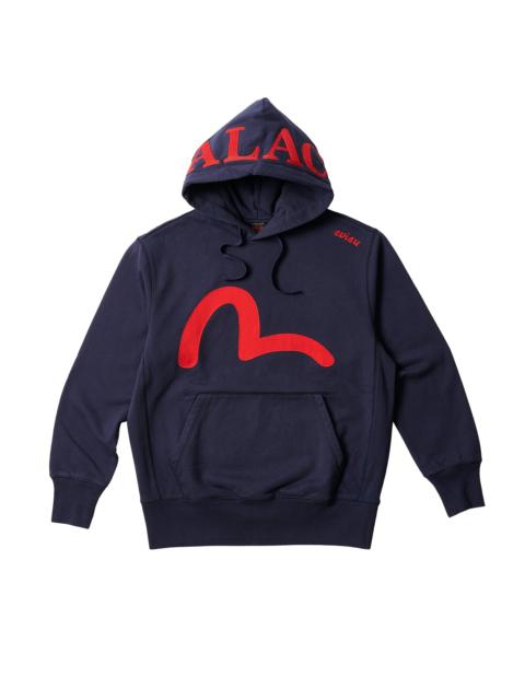 PALACE HORNY HOOD NAVY | REVERSIBLE