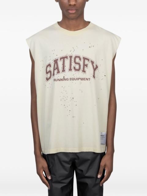 SATISFY graphic-print tank top