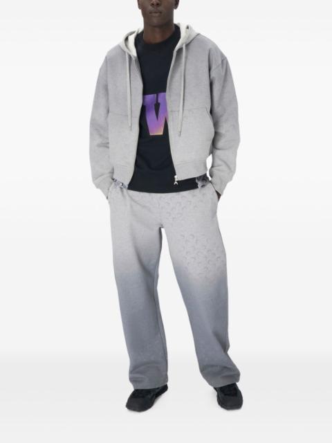 Marine Serre Moon-pattern fleece hoodie