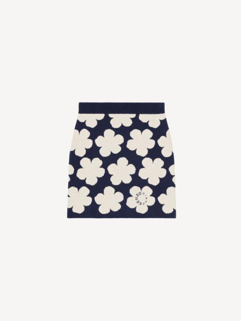 'Hana Dots' jacquard miniskirt