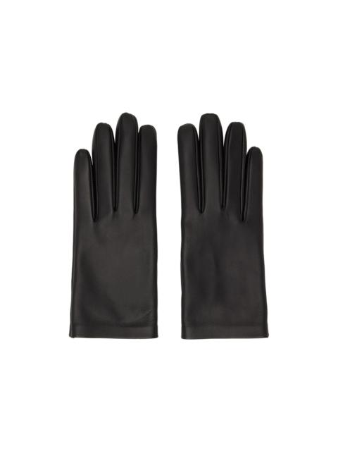 The Row Black Lorella Gloves