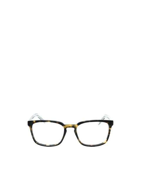Converse tortoiseshell-effect rectangle-frame glasses