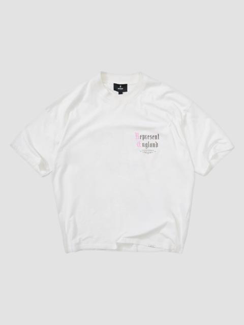 REPRESENT Men's Private Members Cotton-Blend T-Shirt - Flat White