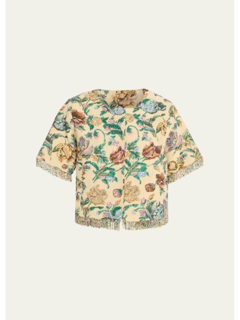 KOBI HALPERIN Carson Floral Cotton-Blend Jacket