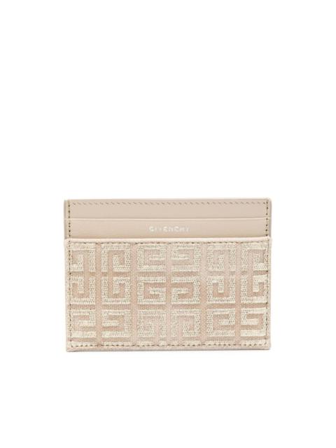 Givenchy 4D-embossed leather cardholder