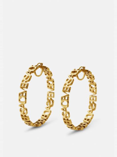 Logo Hoop Earrings