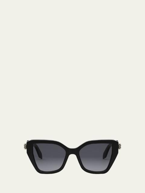 BVLGARI Serpenti Acetate Butterfly Sunglasses