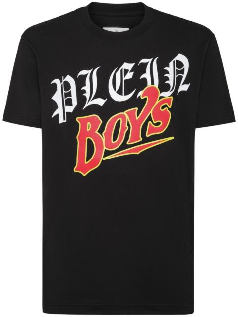 PHILIPP PLEIN slogan-print cotton T-shirt