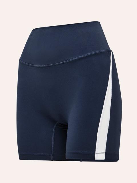 P.E NATION OFFSIDE 5" BIKE SHORT IN DARK NAVY & WHITE