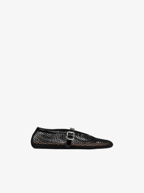 Alaïa FISHNET BALLET FLATS