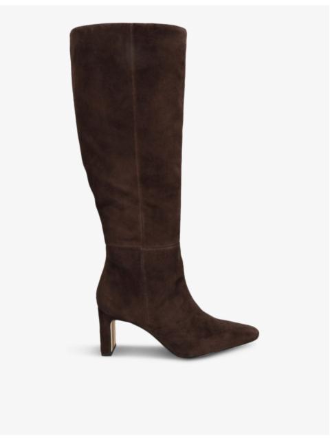 Sam Edelman Sylvia Suede Heeled Knee-High Boots