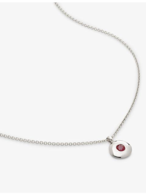 MONICA VINADER July Birthstone sterling-silver necklace