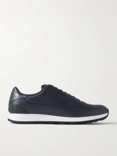 John Lobb River II Leather Slip-On Sneakers