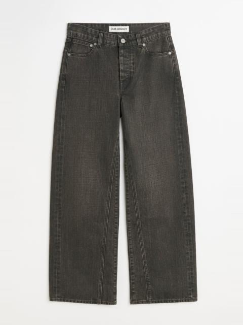 Our Legacy Treble Cut Black Coated Wash