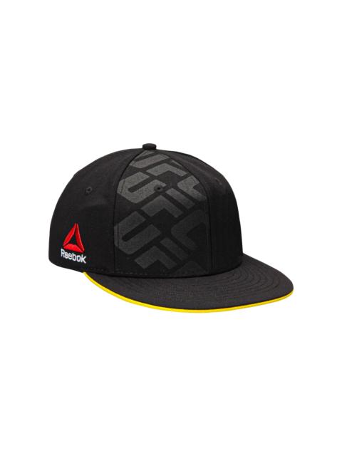 Reebok UFC Flatbrim Snapback Hat "Black / Yellow" VR56Z B5Y UUFC