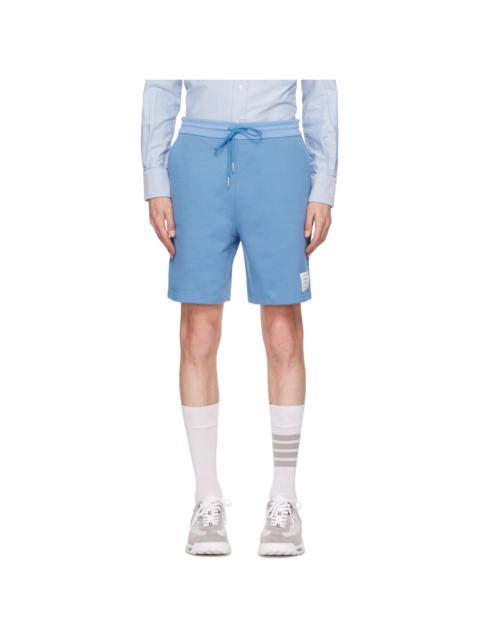 Blue Mid-Thigh Shorts