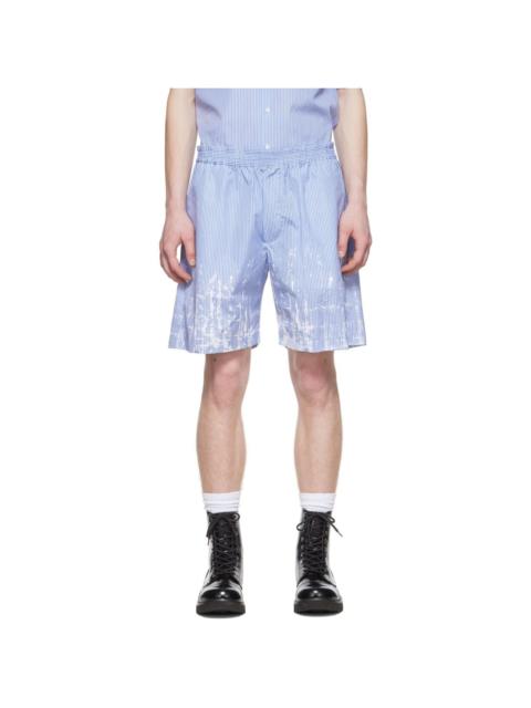DSQUARED2 Blue Cotton Shorts