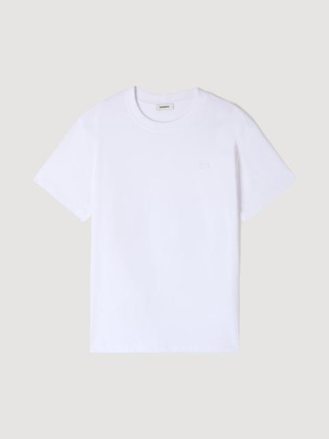 Sandro T-SHIRT WITH DOUBLE S PATCH