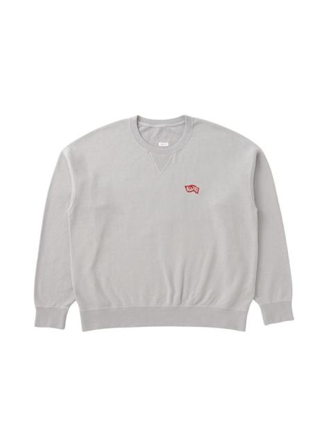 visvim JUMBO SB SWEAT L/S DMGD GREY