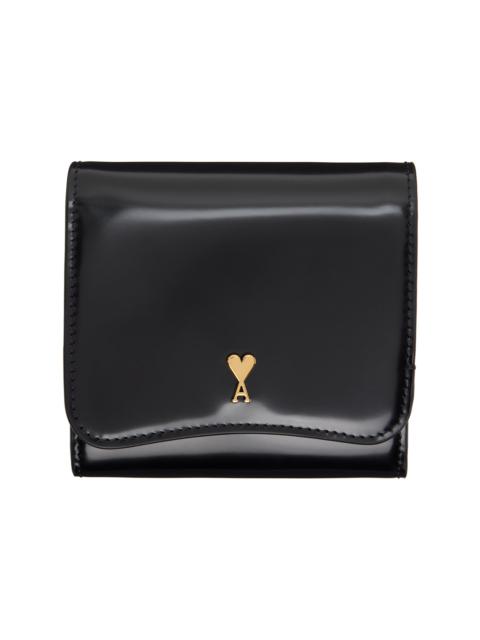 AMI Paris Black Paris Paris Compact Wallet