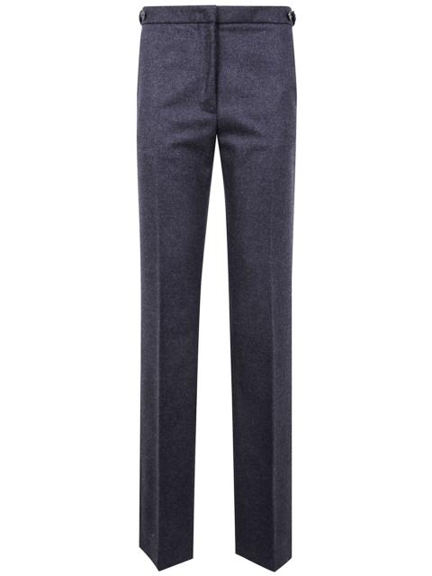 DARKPARK Introducing the "GRACE" WOOL MID-RISE TAILORED PANTS from DARKPARK, a pinnacle of sophistication in 