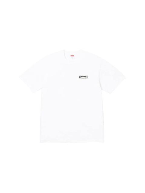 Supreme x Thrasher Cross "White" T-shirt