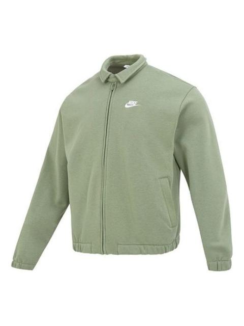 Nike Club Fleece Harrington Jacket 'Green' DX0540-386
