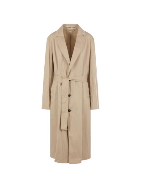 META CAMPANIA COLLECTIVE Senga belt-fastening coat