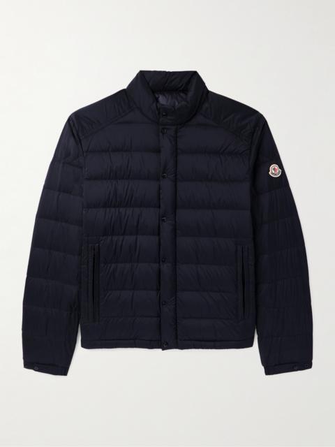 Moncler Slim-Fit Logo-Appliquéd Quilted Nylon Down Jacket