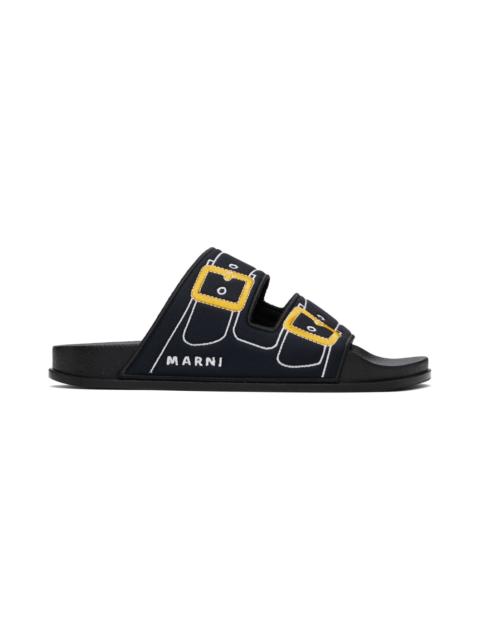 Marni Marni – Trompe L'oeil Slider Black