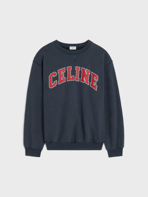 CELINE loose sweatshirt IN cotton fleece