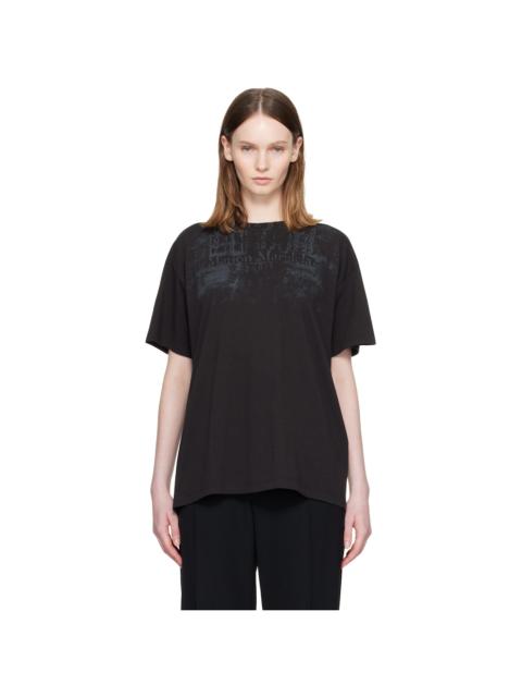 Maison Margiela Black Numbers Regular T-shirt