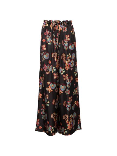 ULLA JOHNSON Sawyer high-waist wide-leg trousers