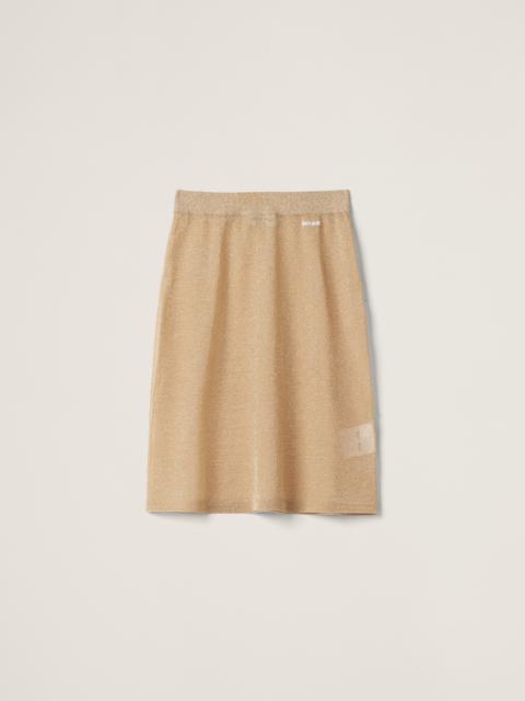 Lamé skirt