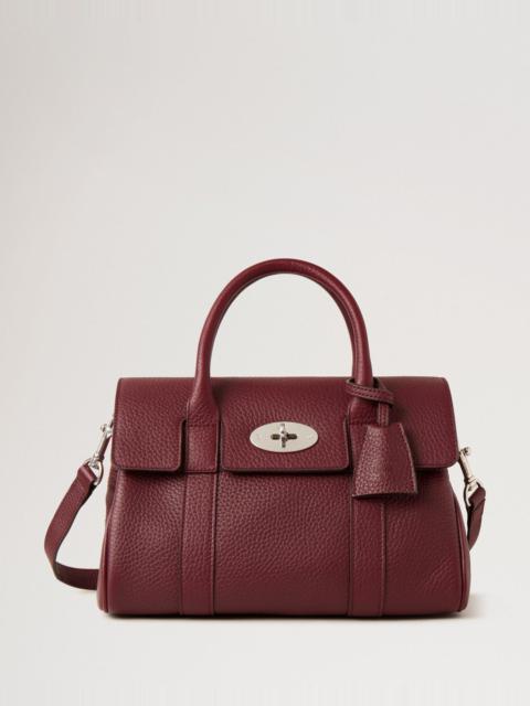 Bayswater Satchel Black Cherry Heavy Grain