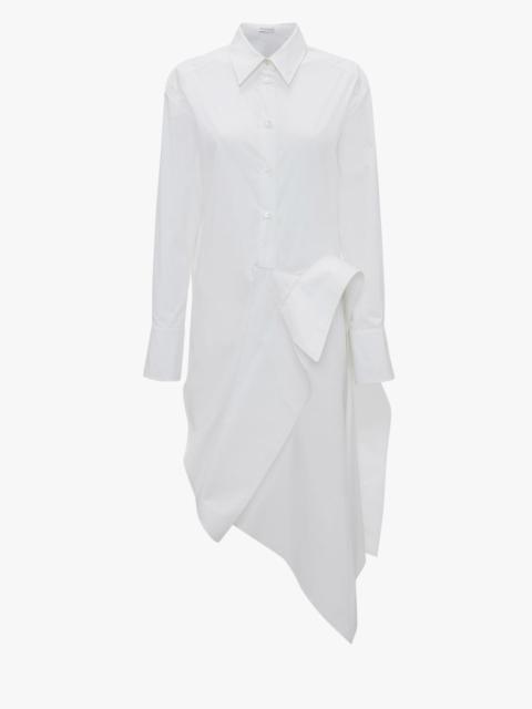 JW Anderson DECONSTRUCTED DRAPE SHIRT DRESS