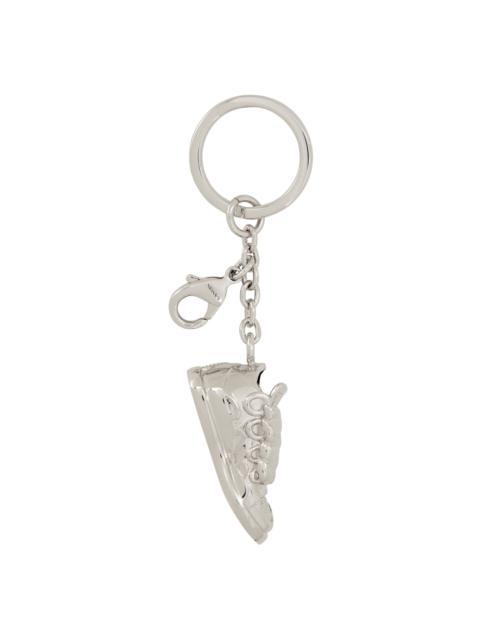 Lanvin Silver Curb Sneakers Key Chain