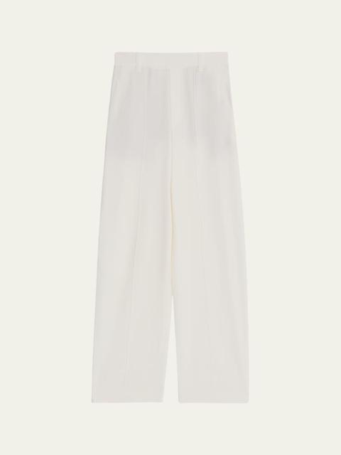 Vince Joan High-Rise Pull-On Linen Pants