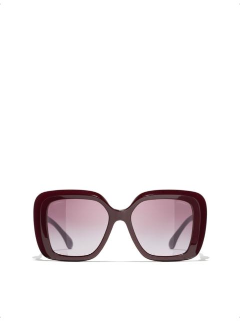 CHANEL Square-frame sunglasses