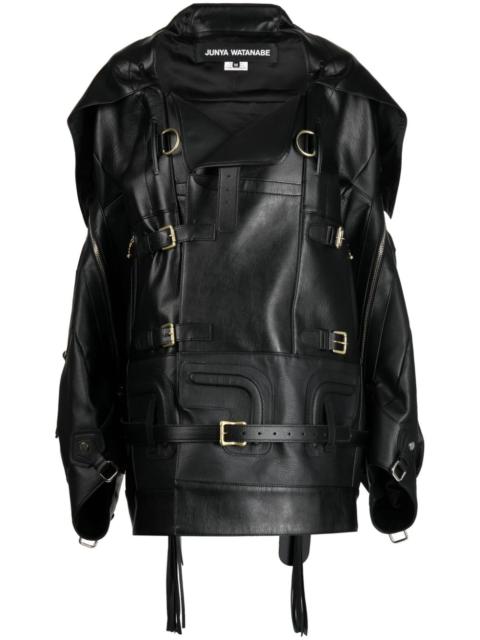 Junya Watanabe mixed-hardware buckled jacket