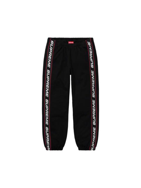 Supreme Supreme Text Rib Sweatpant 'Black'