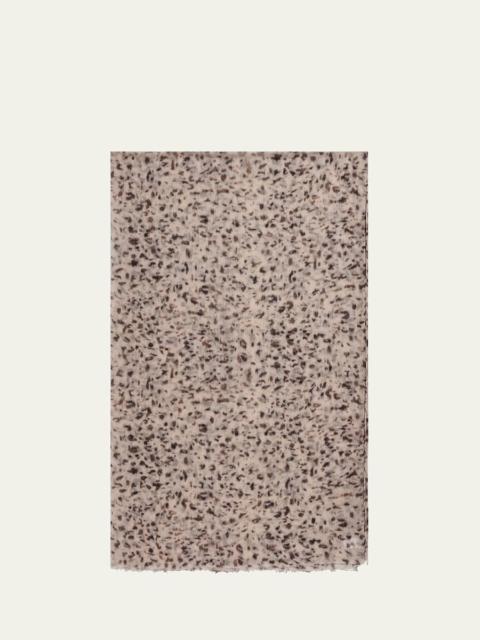 Brunello Cucinelli Printed Cashmere Scarf