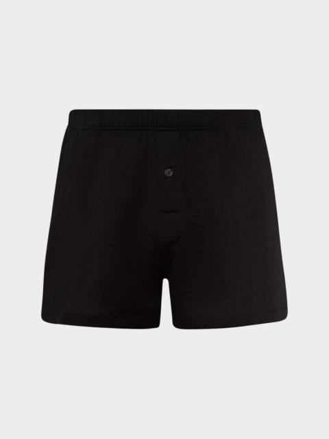 HANRO Men's Sporty Mercerized Cotton Boxers