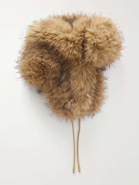 GOLDBERGH Cher plush trapper hat Beige