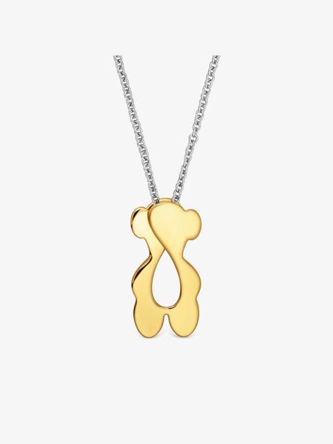 TOUS Two-tone steel bear Necklace TOUS Strain