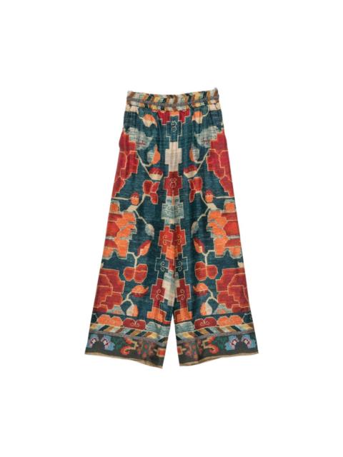 Pierre-Louis Mascia Printed silk trousers